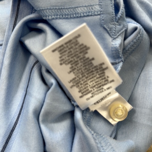Banana Republic Medium Blue Short Sleeve Polo Shirt - Picture 8 of 10